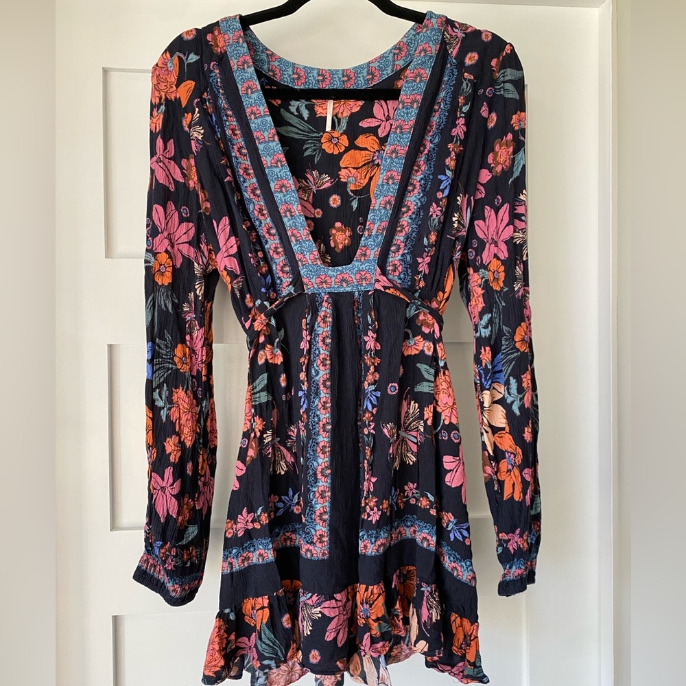Free People Floral Tunic